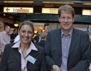 GST BW Gero Storjohann und Katja Rathje-Hoffmann auf der Norderstedter Herbstmesse - Bild
