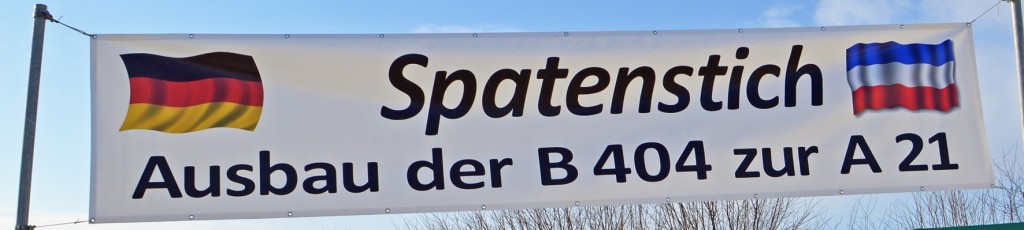 Gero Storjohann: Spatenstich für den Ausbau der A 21 bei Stolpe ein Gewinn für Schleswig-Holstein - Bild