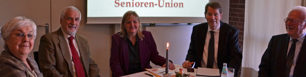 Politrunde der Senioren Union im Meilenstein mit CDU Politikprominenz - Bild