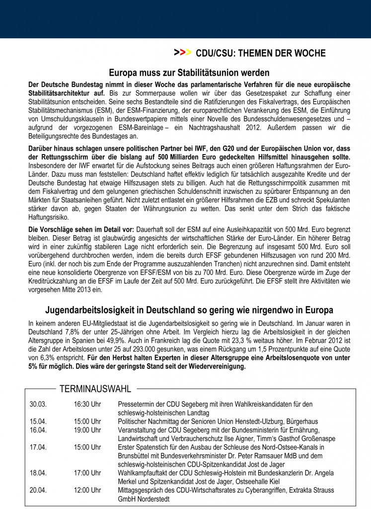 Gero Storjohann - Bericht aus Berlin - Bild