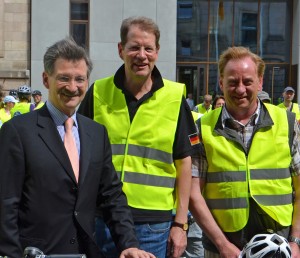 Solms GST IG Parlamentarisches Bicycle Race mit Gero Storjohann durch Ostberlin - Bild