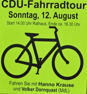 CDU Fahrradtour in Kaltenkirchen mit Teilnehmerrekord - Bild