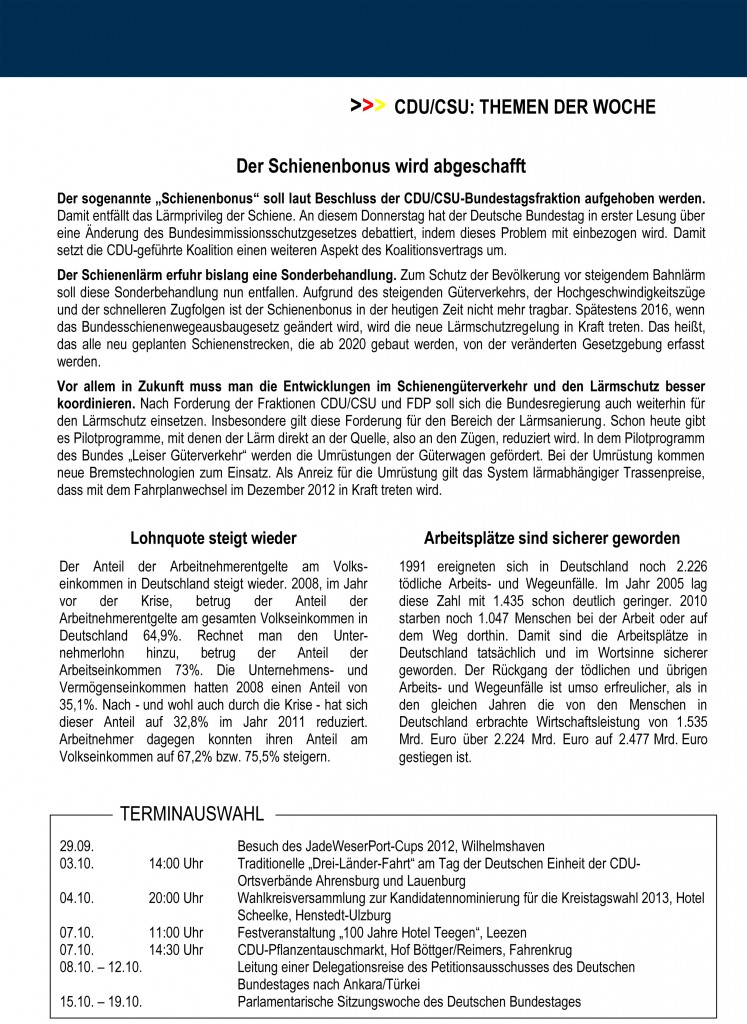 Gero Storjohann - Bericht aus Berlin - Bild