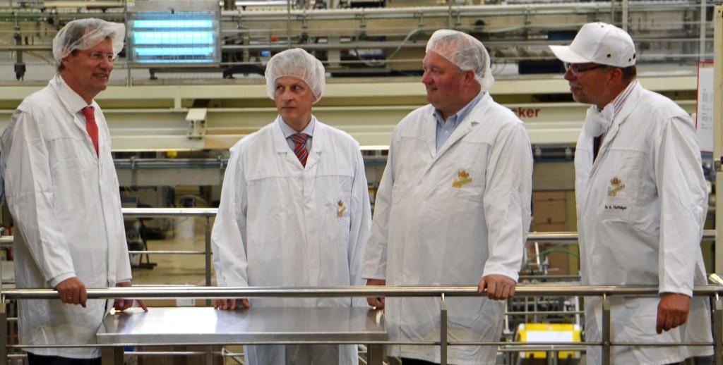 (von links  nach rechts) Gero Storjohann, Stefan Dehns, Henning Görtz und Dr. Axel Huffziger.