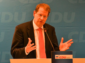 Gero Storjohann auf dem CDU Landesausschuss in Neumünster