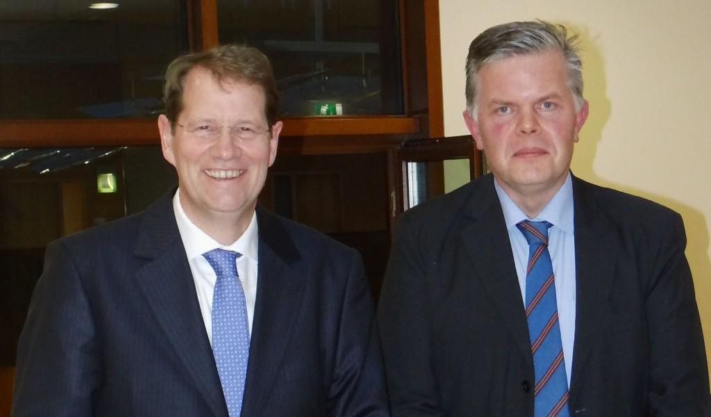 Gero Storjohann MdB mit Claus Baunkjaer