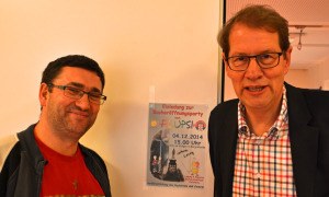Kinderbuchesperten unter sich: Jchen Wild und Gero Storjohann MdB