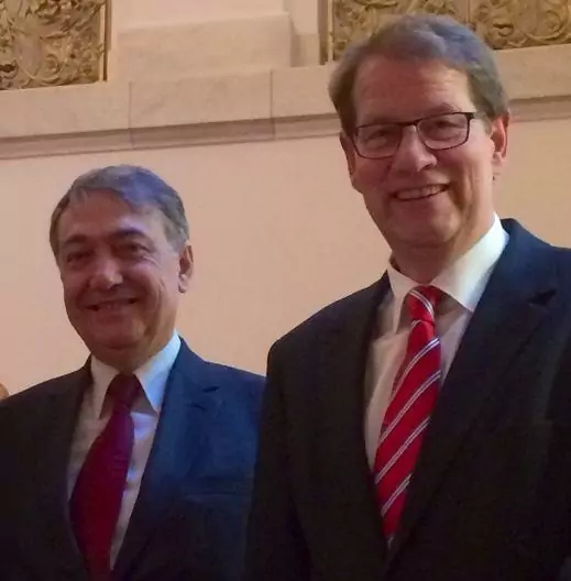 Hoher Besuch: Gero Storjohann trifft Vorsitzenden des italienischen Menschenrechtsausschusses - Foto Gero Storjohann MdB mit dem Vorsitzenden des italienischen Ausschusses für Menschenrechte Mario Marazziti