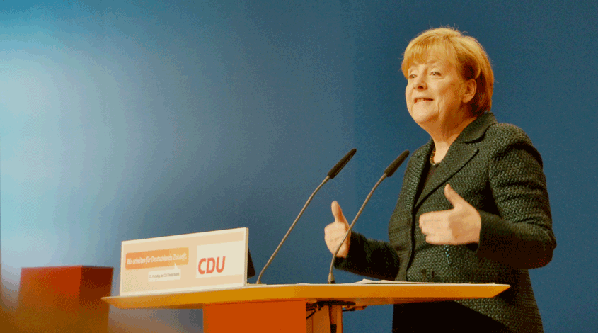 „Ich sage aus voller Überzeugung: Die CDU ist eine großartige Partei und deshalb tut sie Deutschland gut. Gerne möchte ich als Vorsitzende dieser Partei weiter unserem Land dienen.“