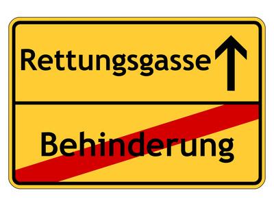 Rettungsgasse