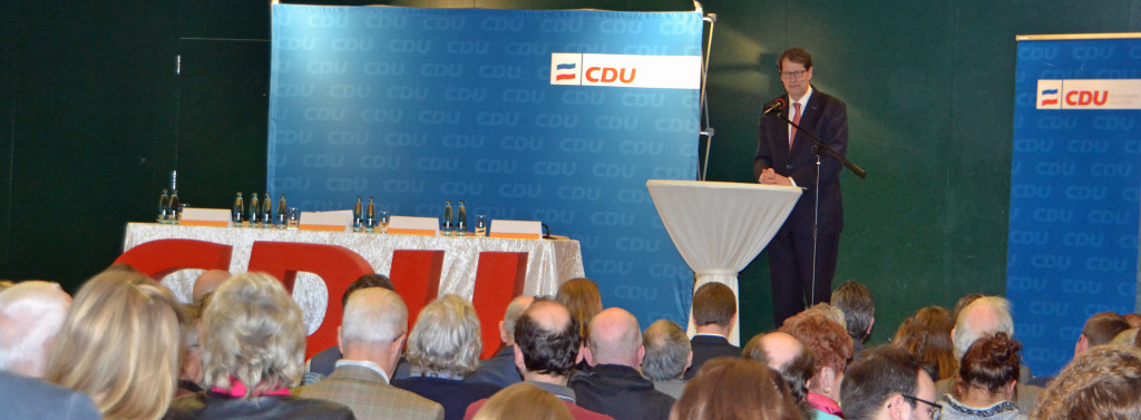 Freitag, 20 Uhr - Leitung der CDU-Wahlkreismitgliederversammlung in der Bürgerhalle Kaltenkirchen auf der Wa