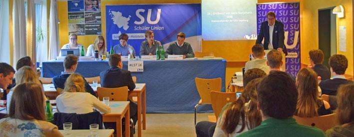 17.30 Uhr – Rede von Gero Storjohann auf der Landesschülertagung der Schüler Union Schleswig-Holstein in der Jugendherberge in Bad Segeberg.
