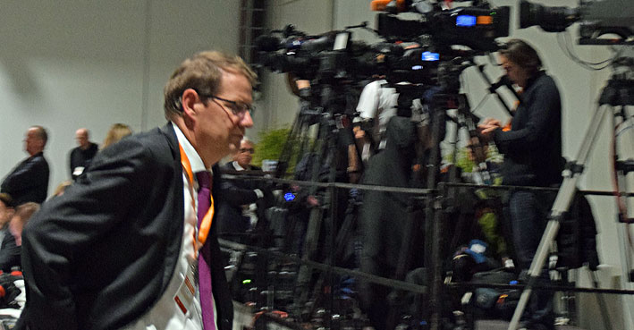 Der CDU Kreisvorsitzende Gero Storjohann MdB im Pressebereich
