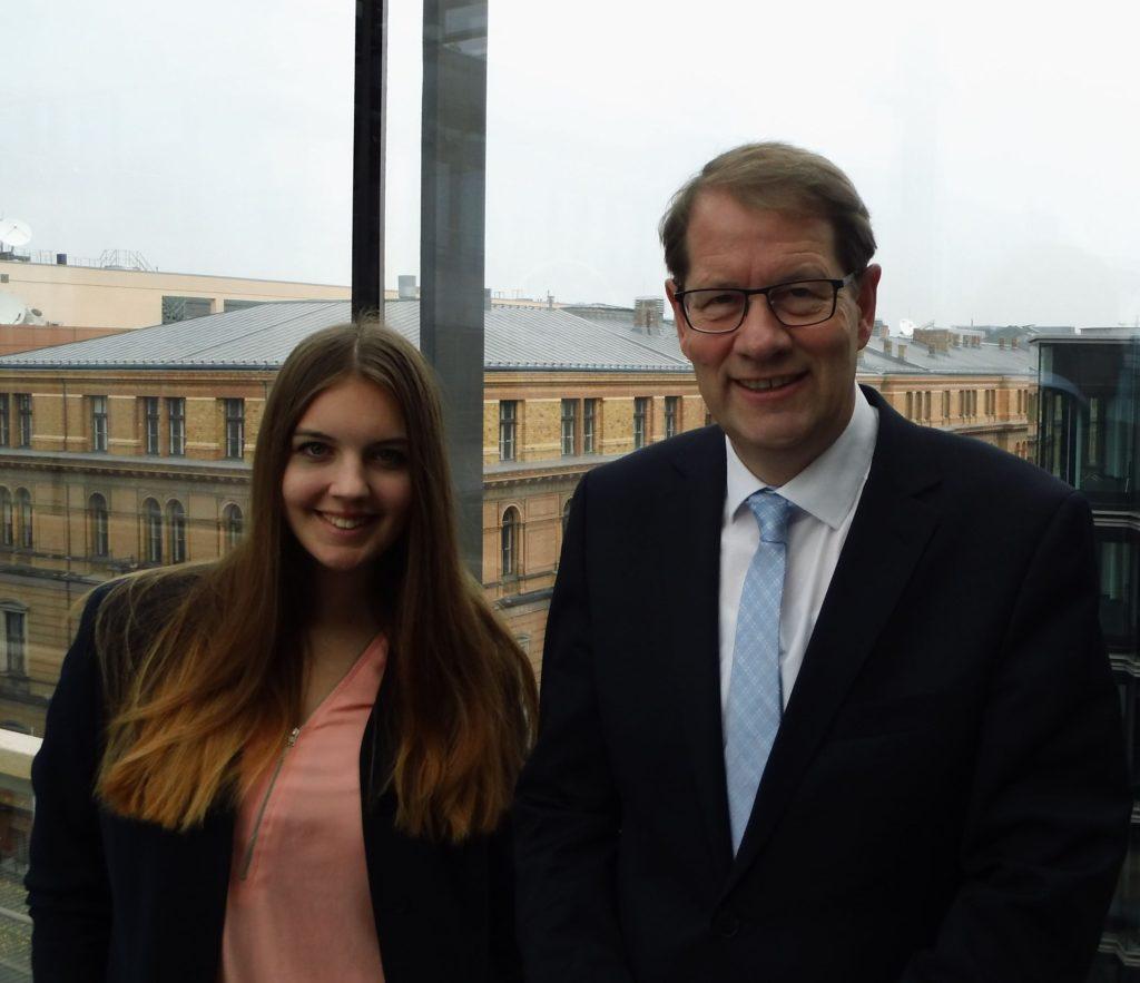 Gero Storjohann MdB mit Jana Vorkauf