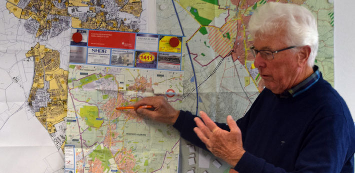 Gero Storjohann unterstützt die Radverkehrspläne von ADFC und CDU in Henstedt-Ulzburg - Foto Wilfried Mohr