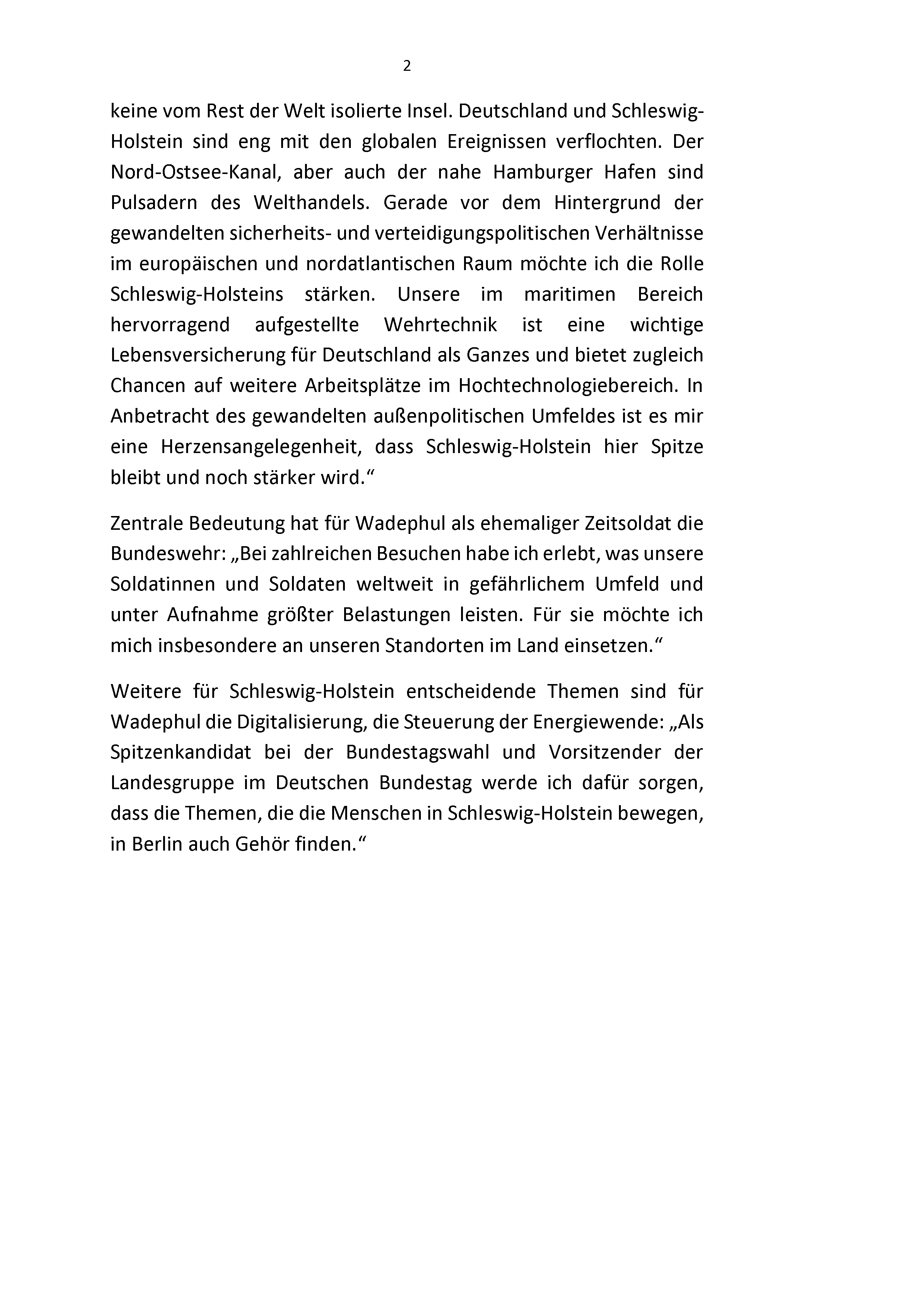 Neuwahl des Vorsitzenden der CDU-Landesgruppe Schleswig-Holstein im Deutschen Bundestag, Gero Storjohann als stellvertretender Vorsitzender erneut bestätigt - Bild