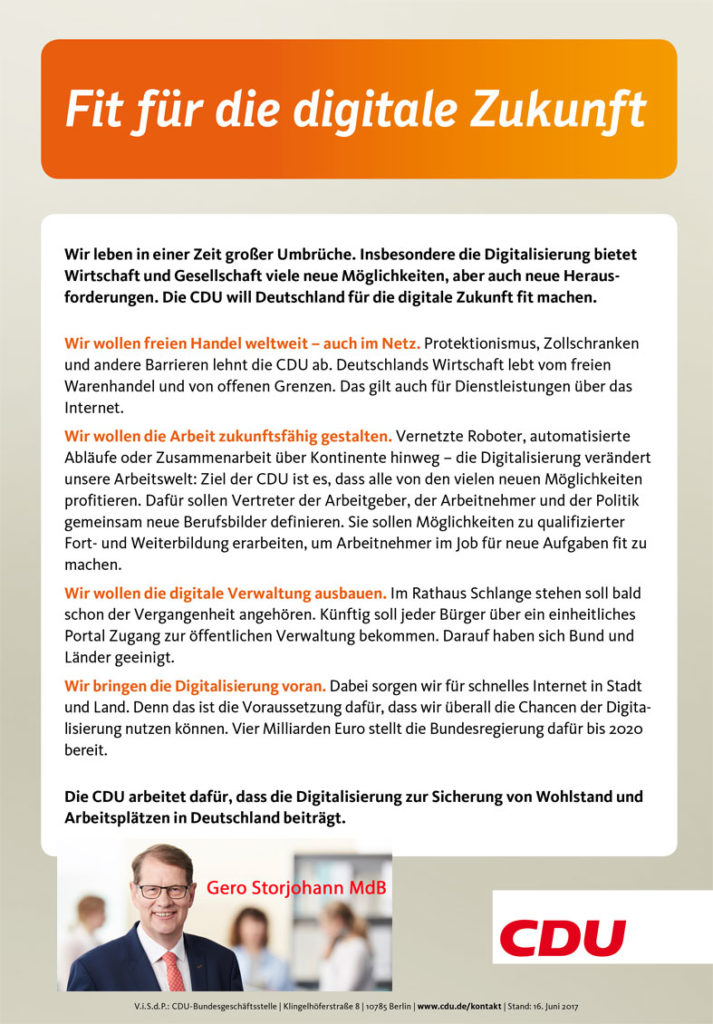 Deutschland fit für die digitale Zukunft machen - Bild