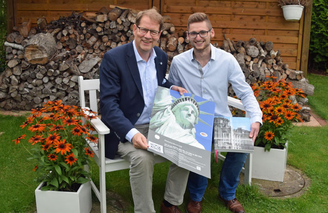 Gero Storjohann wählte Tobias Müller für das einjährige Stipendium in USA - Foto Gero Storjohann wählte Tobias Müller für das einjährige Stipendium in USA - Bild