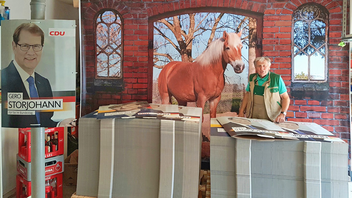 Plakataktion für Gero Storjohann gestartet - Foto Plakataktion für Gero Storjohann gestartet - Bild