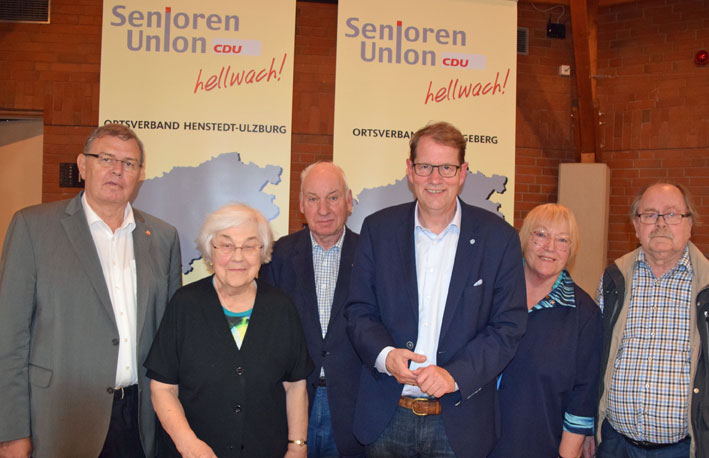 Wahlkampfunterstützung für Gero Storjohann durch die Senioren Union - Foto Wahlkampfunterstützung für Gero Storjohann durch die Senioren Union - Bild