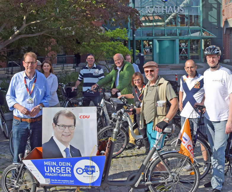 CDU sorgt für gutes Radelklima zwischen Norderstedt und Langenhorn - Foto CDU sorgt für gutes Radelklima zwischen Norderstedt und Langenhorn - Bild