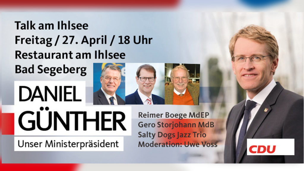 Talk am Ihlsee mit Ministerpräsident und CDU Kandidaten - Bild