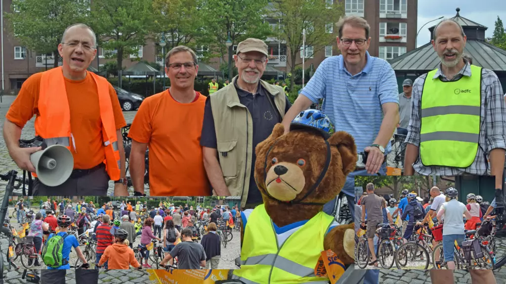 Fahrradsternfahrt mit Gero Storjohann gestartet - Foto Fahrradsternfahrt mit Gero Storjohann gestartet - Bild
