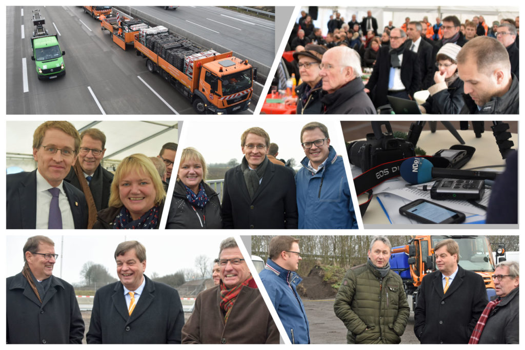 A 7 zwischen Bordesholmer Dreieck und Hamburg jetzt sechsspurig - Bild