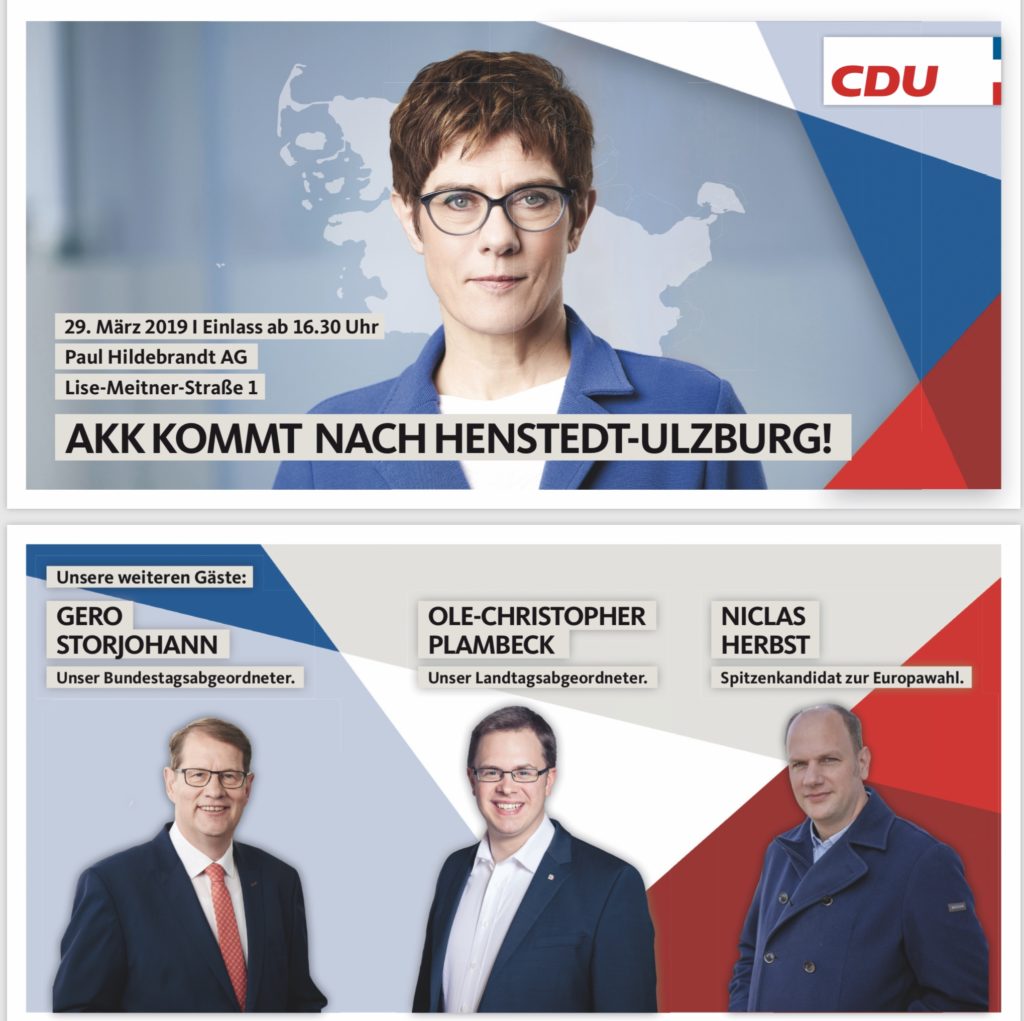 AKK kommt nach Henstedt-Ulzburg - Bild