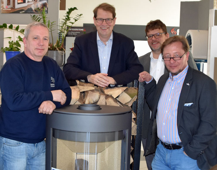 Gero Storjohann im Ofenzentrum Bargteheide - Foto Gero Storjohann im Ofenzentrum Bargteheide - Bild