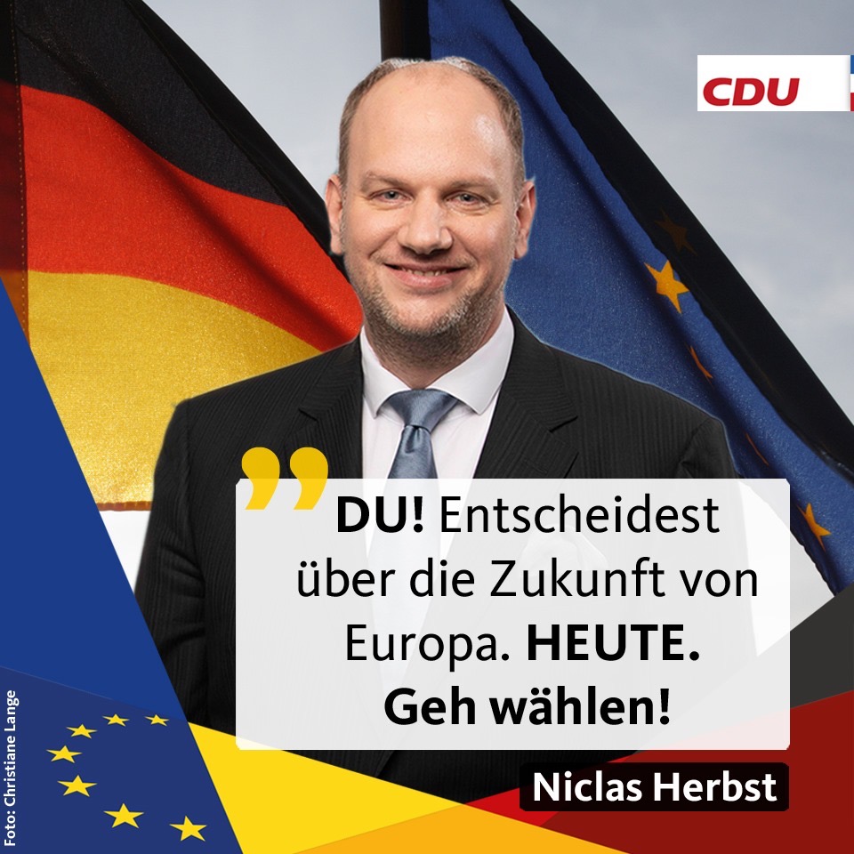 Heute - Niclas Herbst und CDU wählen - Bild