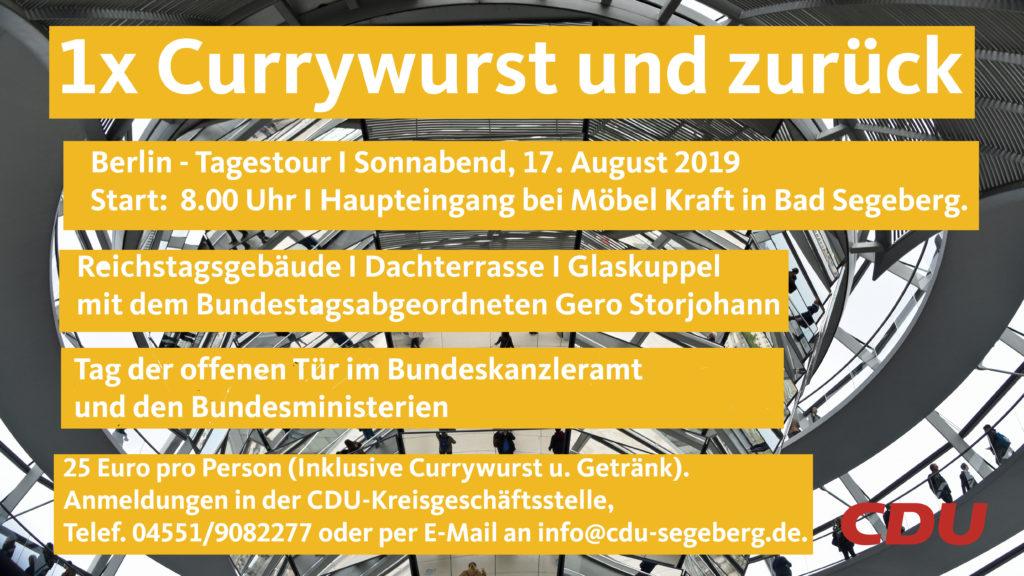 Berlin Tagestour - 1x Currywurst und zurück - Bild