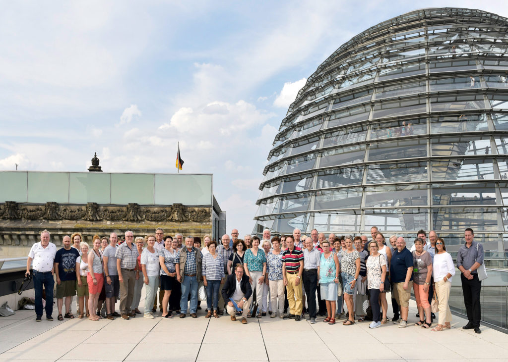 Besuchergruppe von Gero Storjohann im ZDF Hauptstadtstudio - Bild