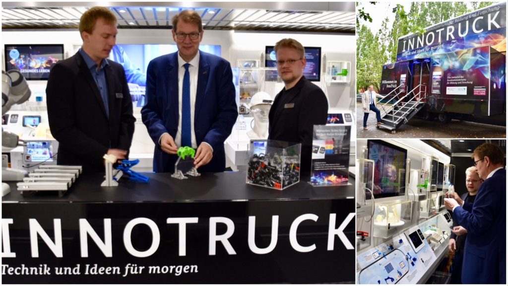 Gero Storjohann eröffnet den InnoTruck in Norderstedt - Foto Gero Storjohann eröffnet den InnoTruck in Norderstedt - Bild