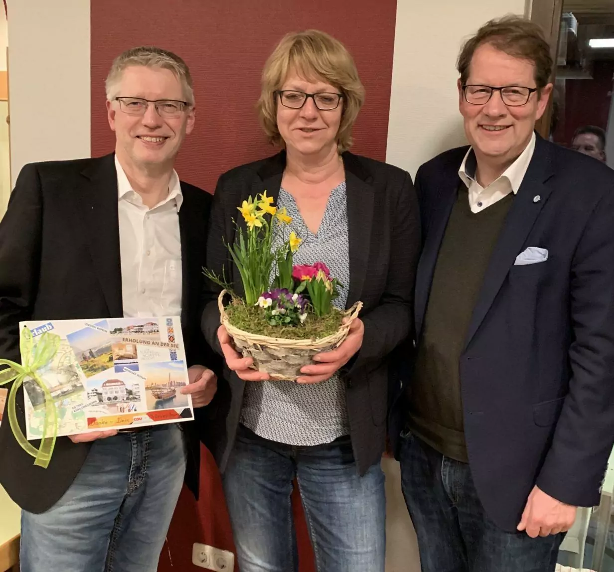 Danke Thomas Ahnfeldt - Glückwunsch an Britta Wrage - Bild