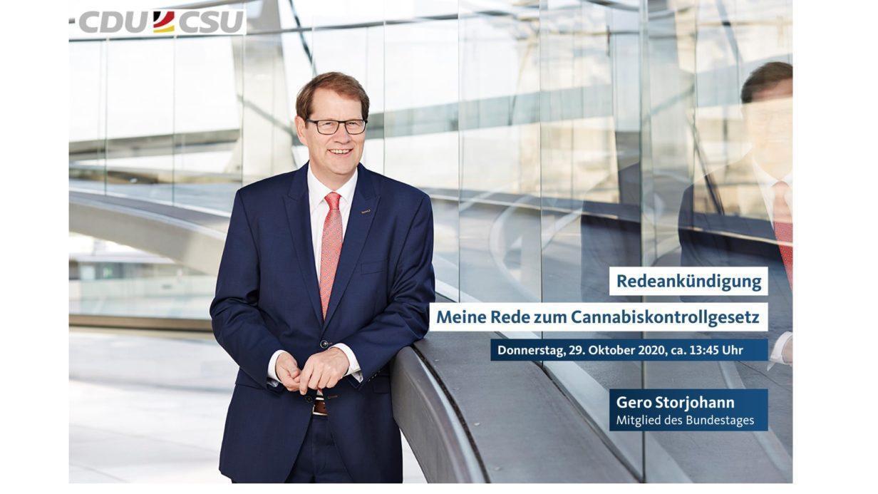 Rede im Deutschen Bundestag zu Cannabiskonsum