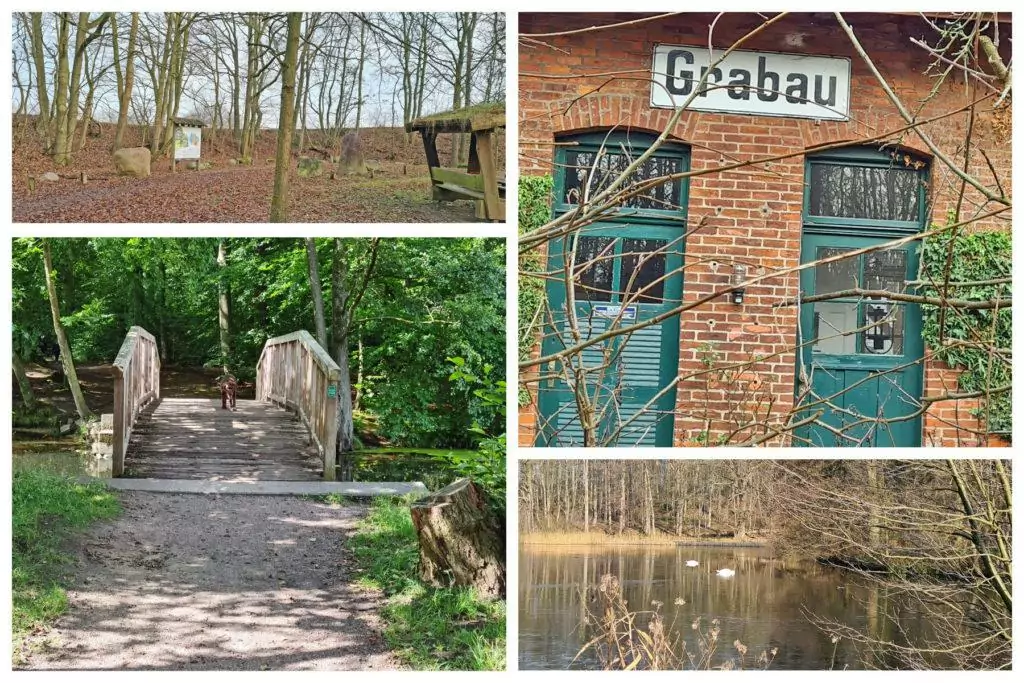 Über die Bahntrasse nach Bad Oldesloe - Foto Über die Bahntrasse nach Bad Oldesloe - Bild