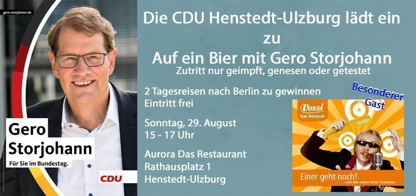 Vossi kommt auf ein Bier mit Gero Storjohann nach Henstedt-Ulzburg - Foto Vossi kommt auf ein Bier mit Gero Storjohann nach Henstedt-Ulzburg - Bild