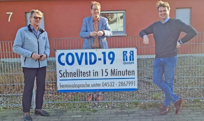 Gero Storjohann besucht die AfA GmbH in Bargteheide - Bild