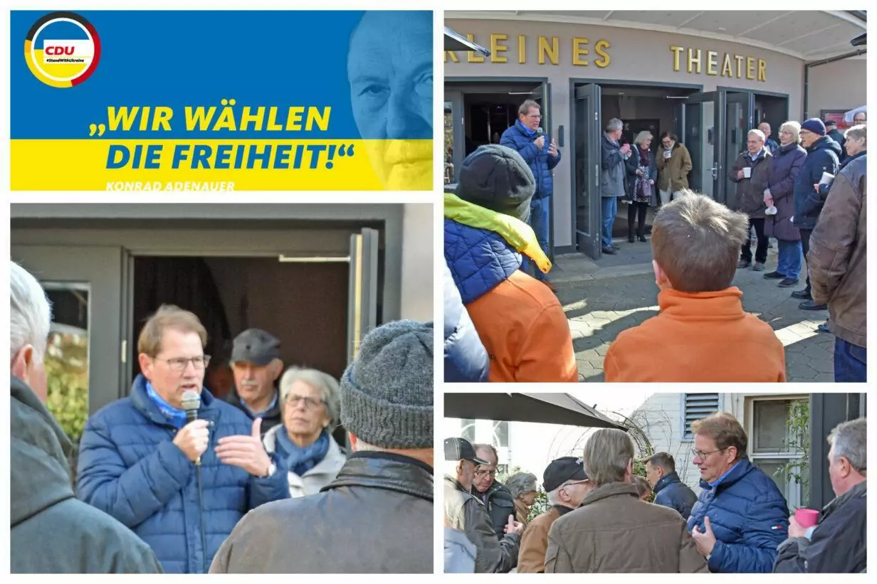 Hoffnung auf Frieden und Freiheit beim Neujahrspunschen der CDU Bargteheide - Bild