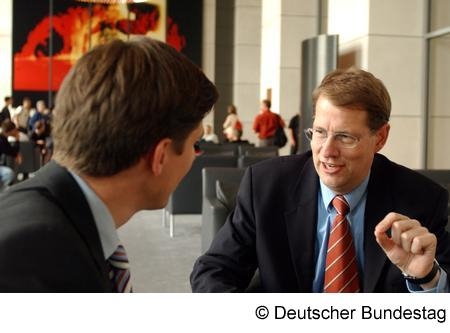 Gero Storjohann und Dr. Ole Schröder im Bundestag