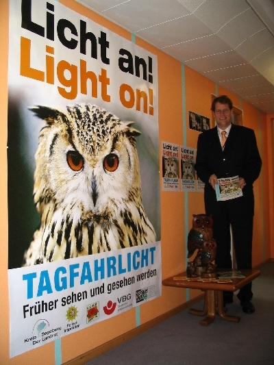 Gero Storjohann vor seinem Abgeordnetenbüro in Berlin: 