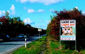 Foto: Ein Plakat der Verkehrssicherheitsaktion 