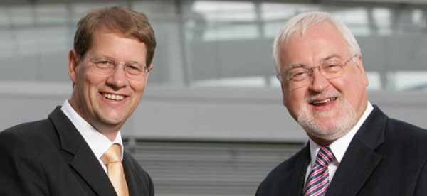 Kommen zur Talkshow ins Bürgerhaus nach Kaltenkirchen: Gero Storjohann MdB (links)  und Peter Harry Carstensen MdL